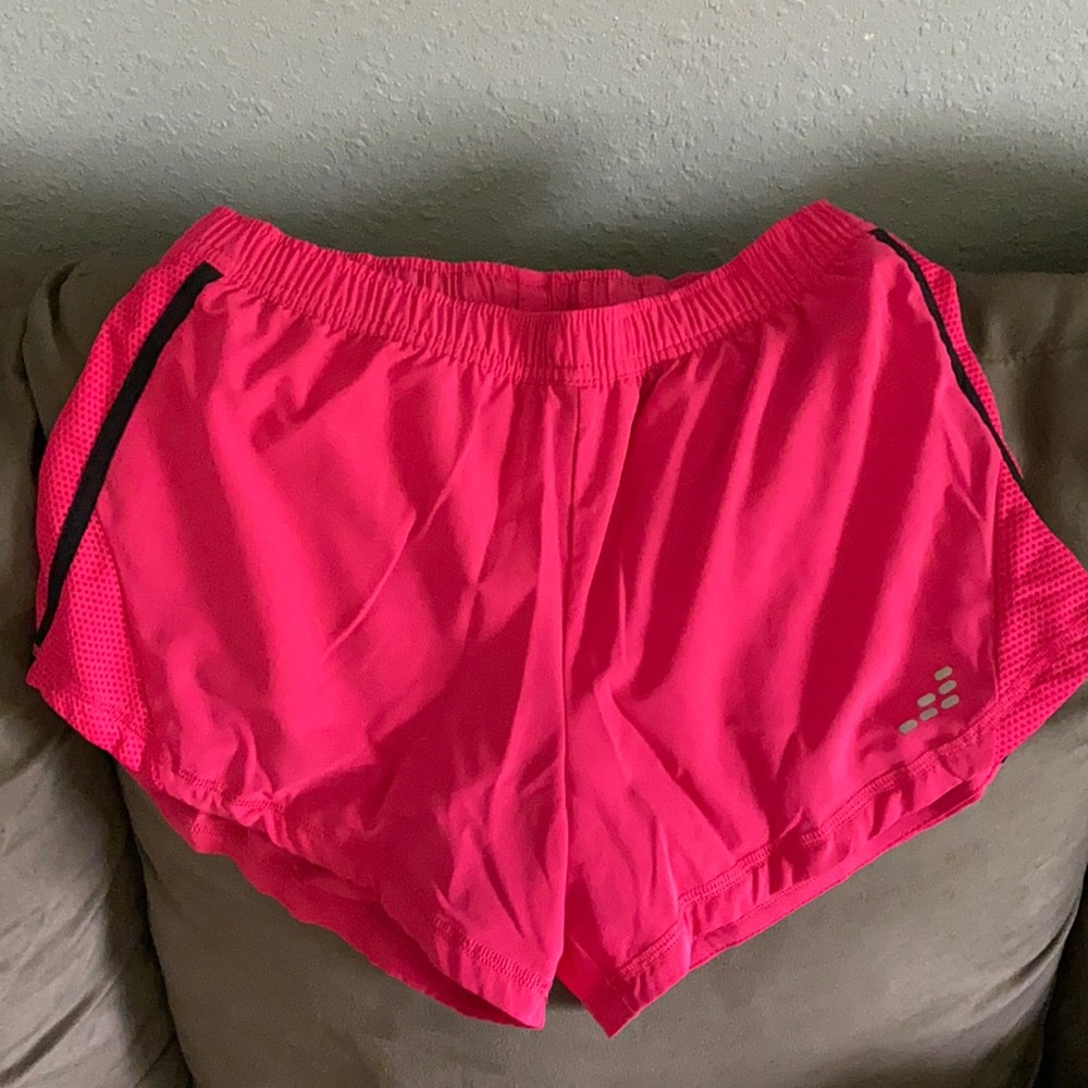 Pink BCG workout shorts. Size small